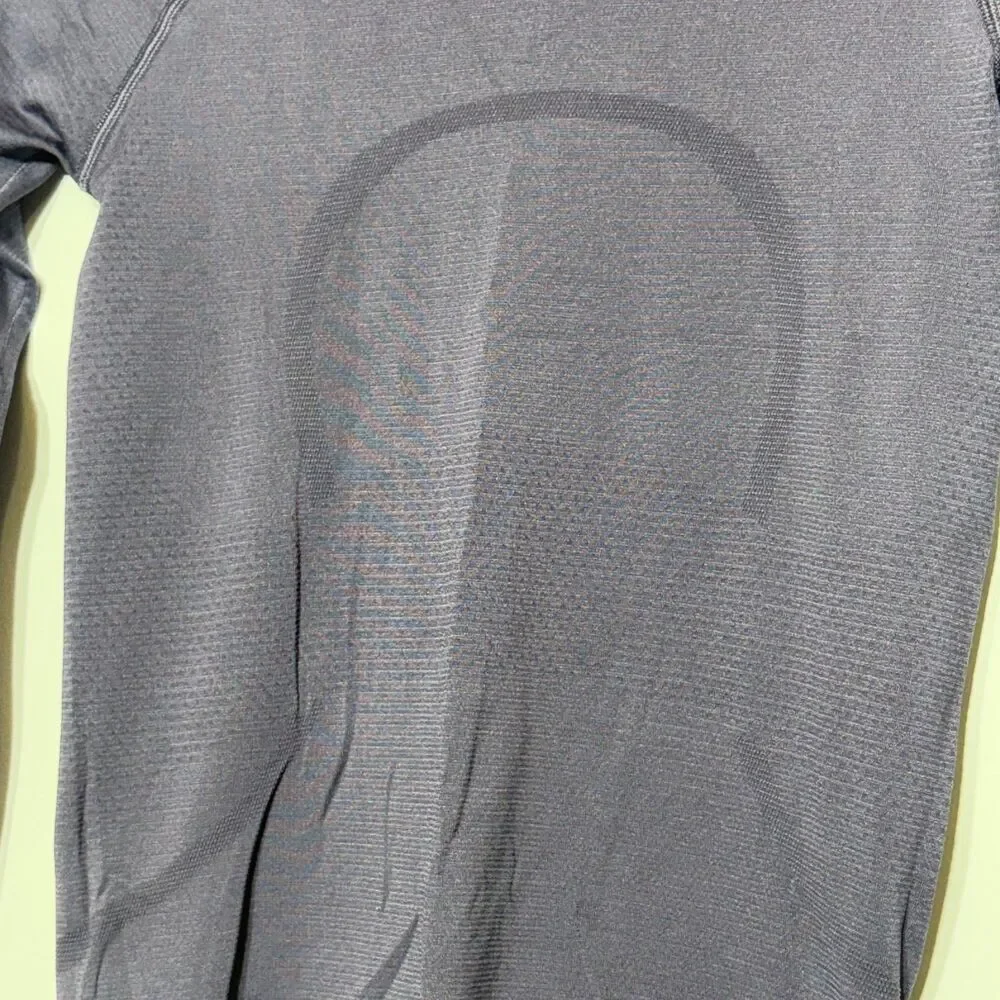 lululemon Swiftly Tech Long Sleeve Shirt 2.0 Womens 2 Purple Thumbholes XXS
